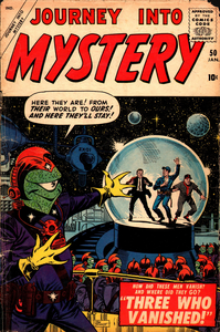 [Journey into Mystery #50 front cover]