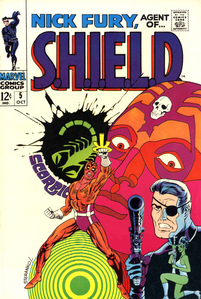 [Nick Fury, Agent of SHIELD #5 front cover]