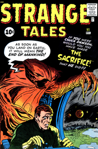 [Strange Tales #91 front cover]