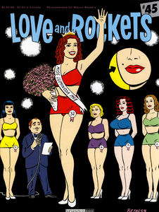 [Love & Rockets v1 #45 front cover]