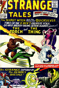 [Strange Tales #128 front cover]