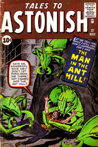 [Tales to Astonish #27 front cover]