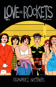 [Love & Rockets v2 #1 front cover]