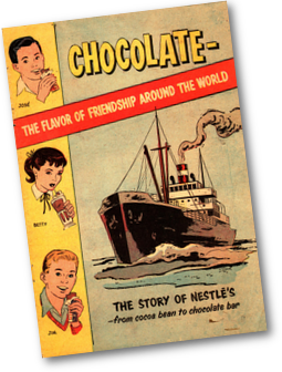 [Stack of comics published by Nestlé]