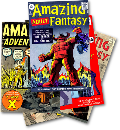 [Amazing Adventures / Amazing Adult Fantasy / Amazing Fantasy stack]